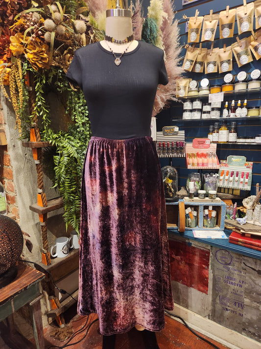 Long Bias Skirt - Viola