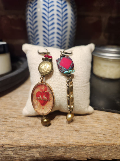 Sacred Heart Mix n Match Earrings