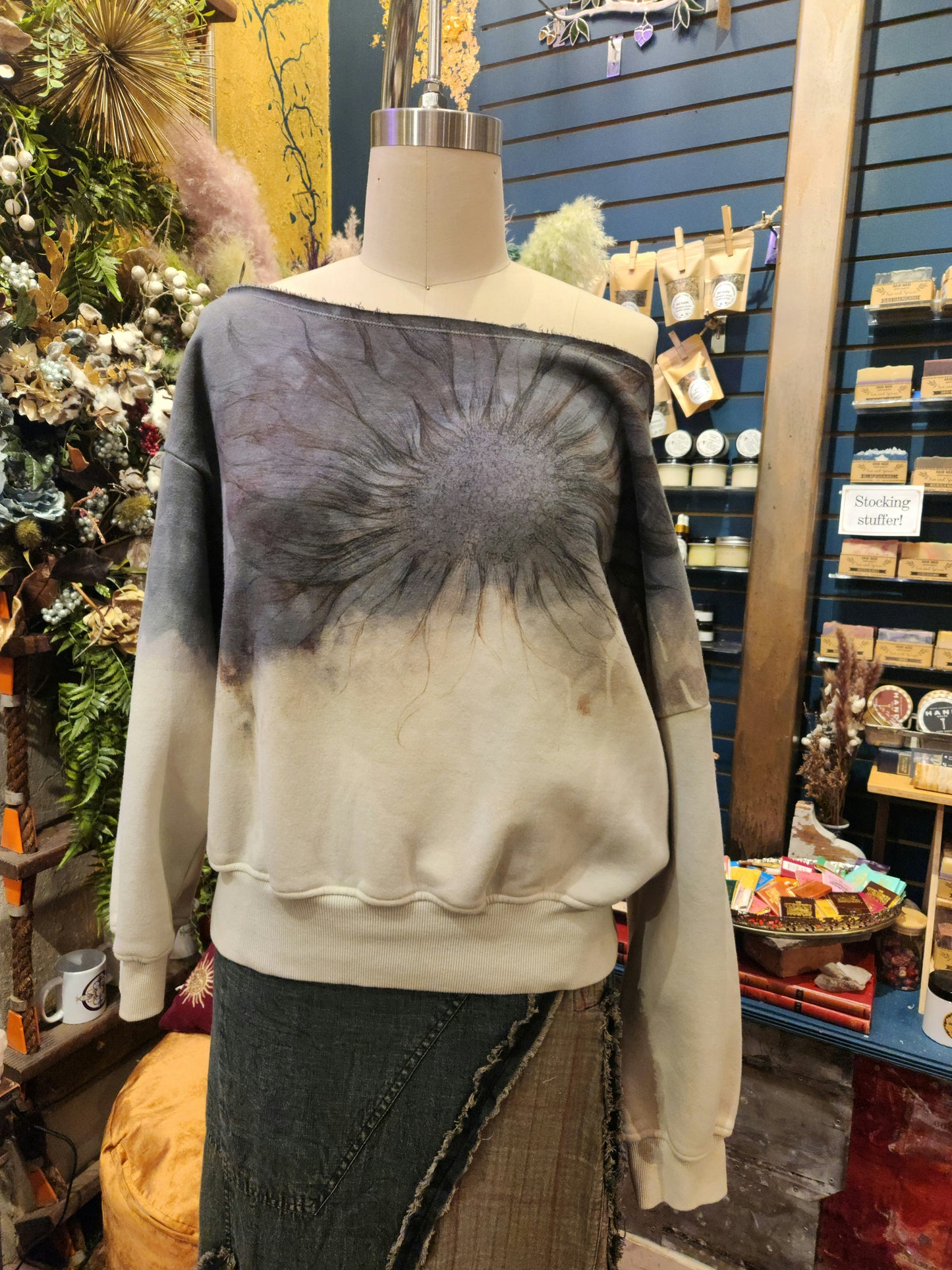 Vitality - Off the Shoulder Crewneck