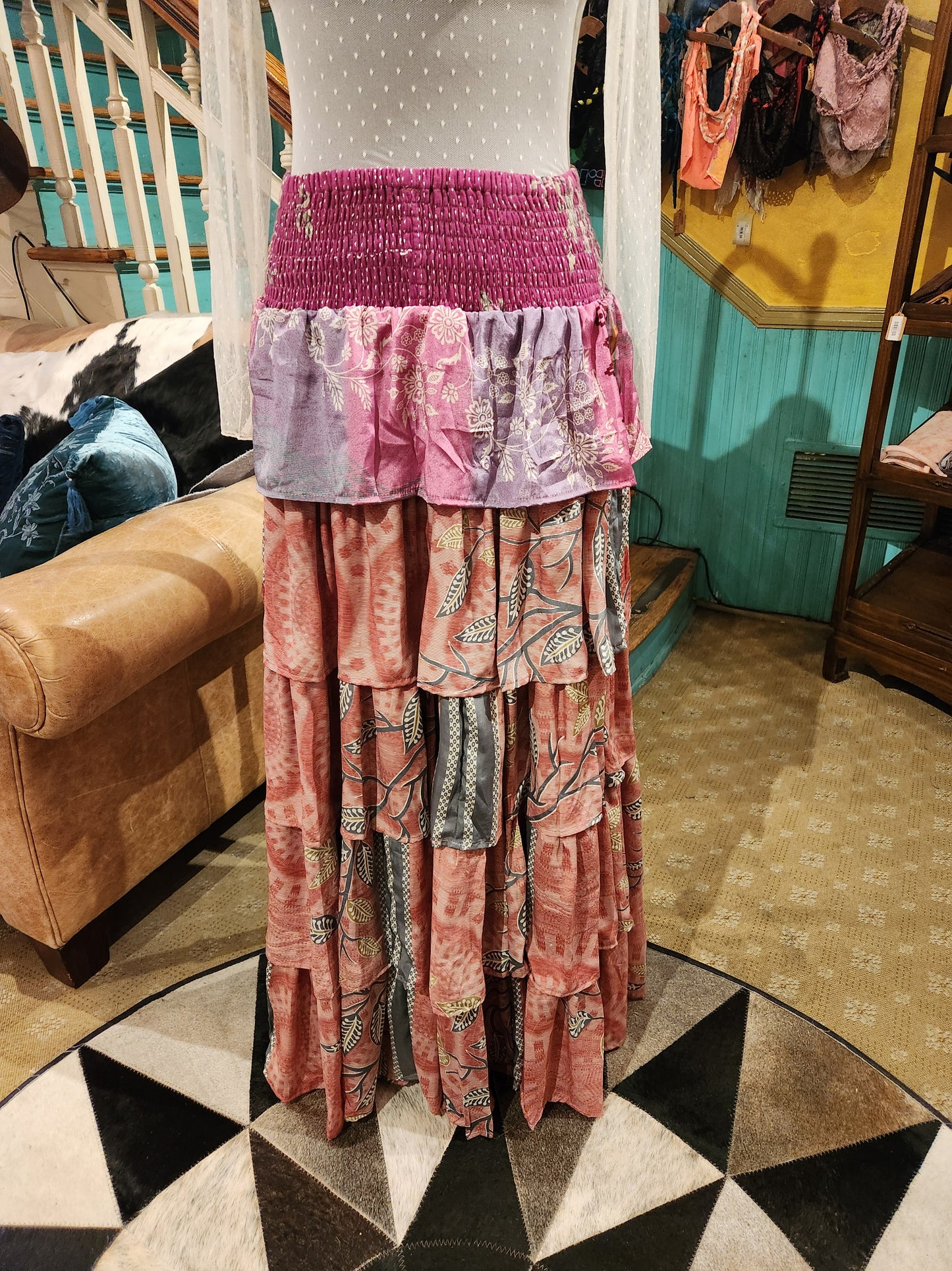 Rasgulla Sari Venus Ruffle Maxi 1125 - 002