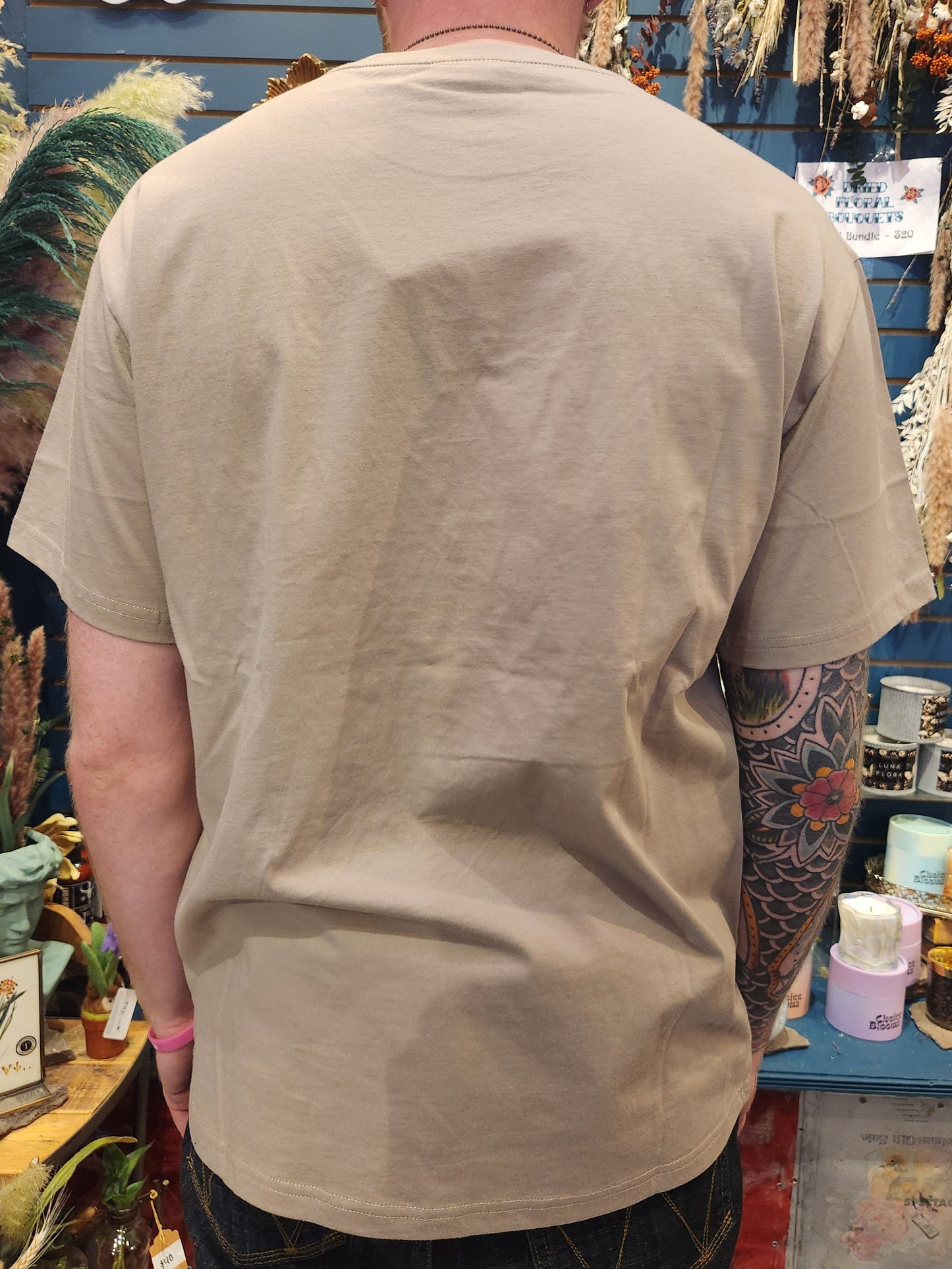 Where the Flowers Bloom Tee - Sand