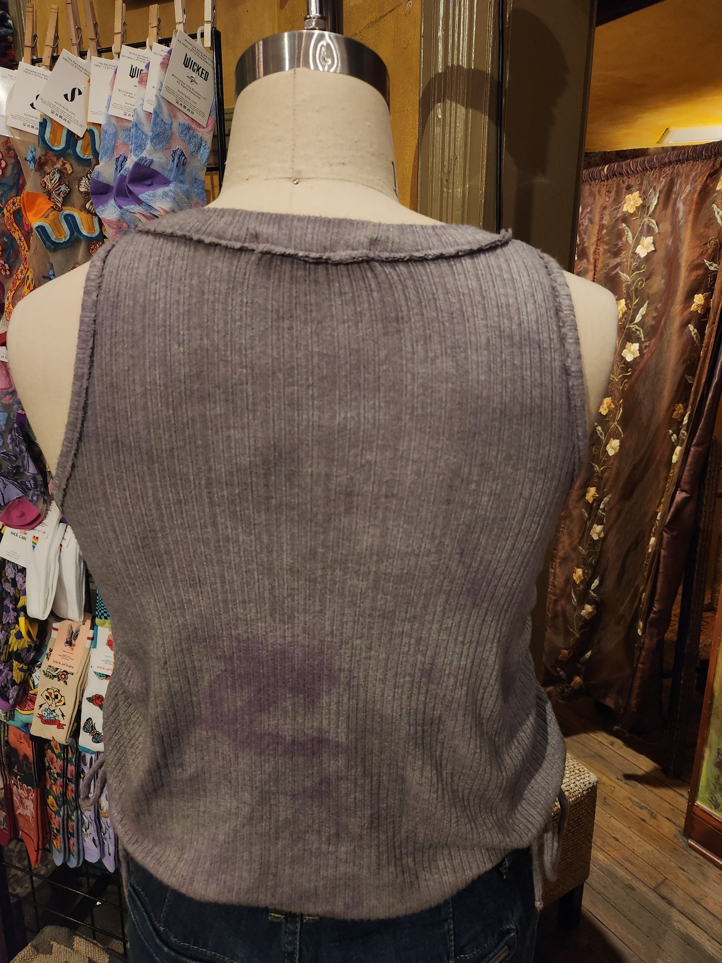 Hand Dyed 'Project Social' Tank Top