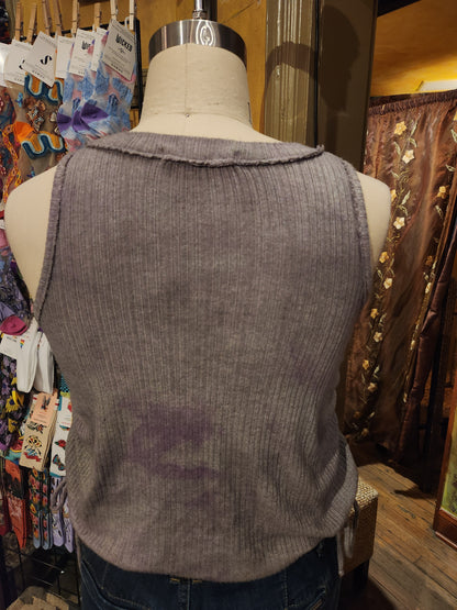 Hand Dyed 'Project Social' Tank Top