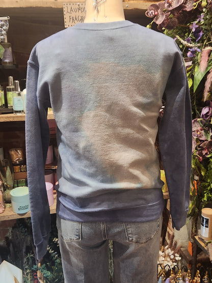 Hand-Dyed Stevie Nicks Graphic Print Sweatshirt