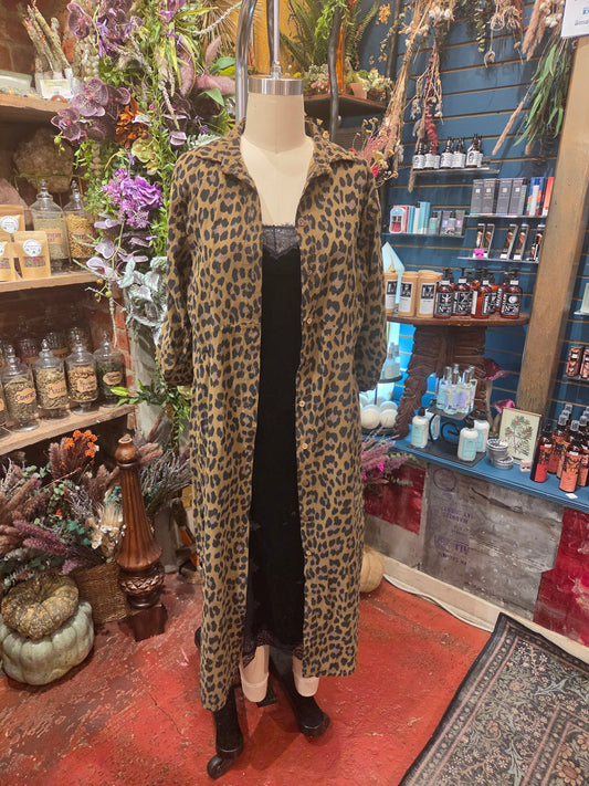 Saga Animal Print Shirt Dress