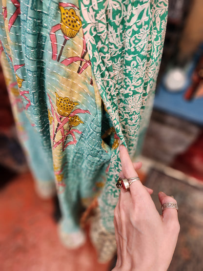 Pareo Kantha Wild Rose Skirt