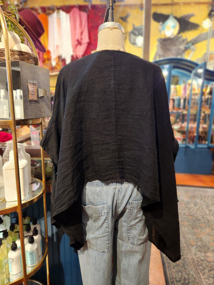 One Pocket Cape Top