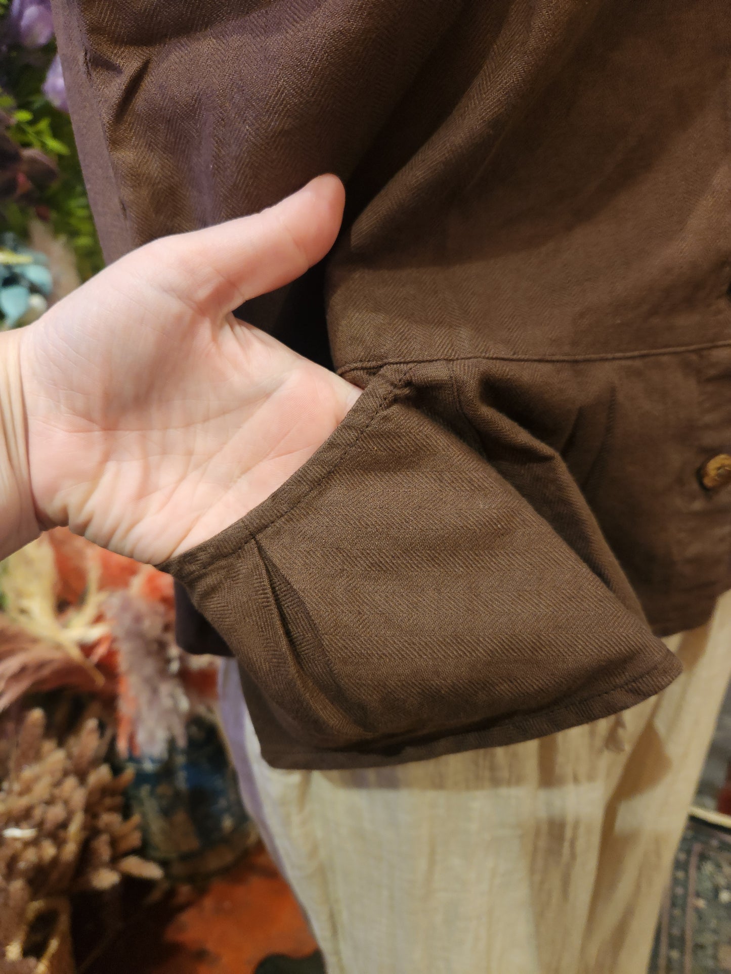 Kleen Linen/ Cotton Tucks Vest