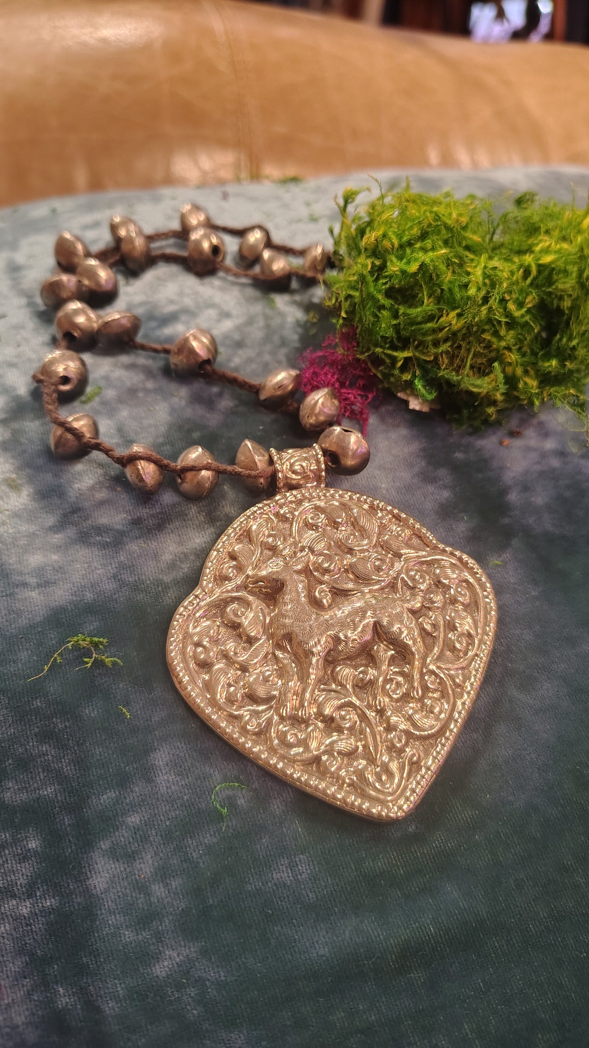 Silver Deer Necklace