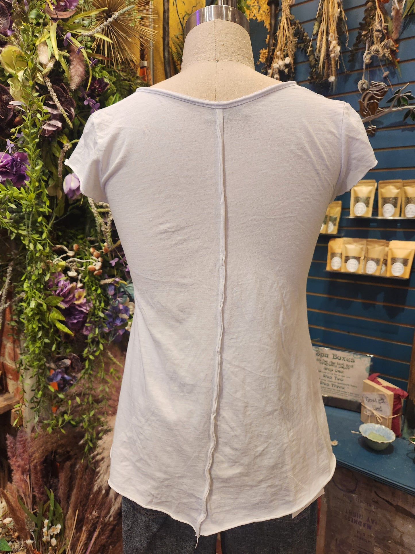 Henley Cotton Summer Top  (multiple colors available )