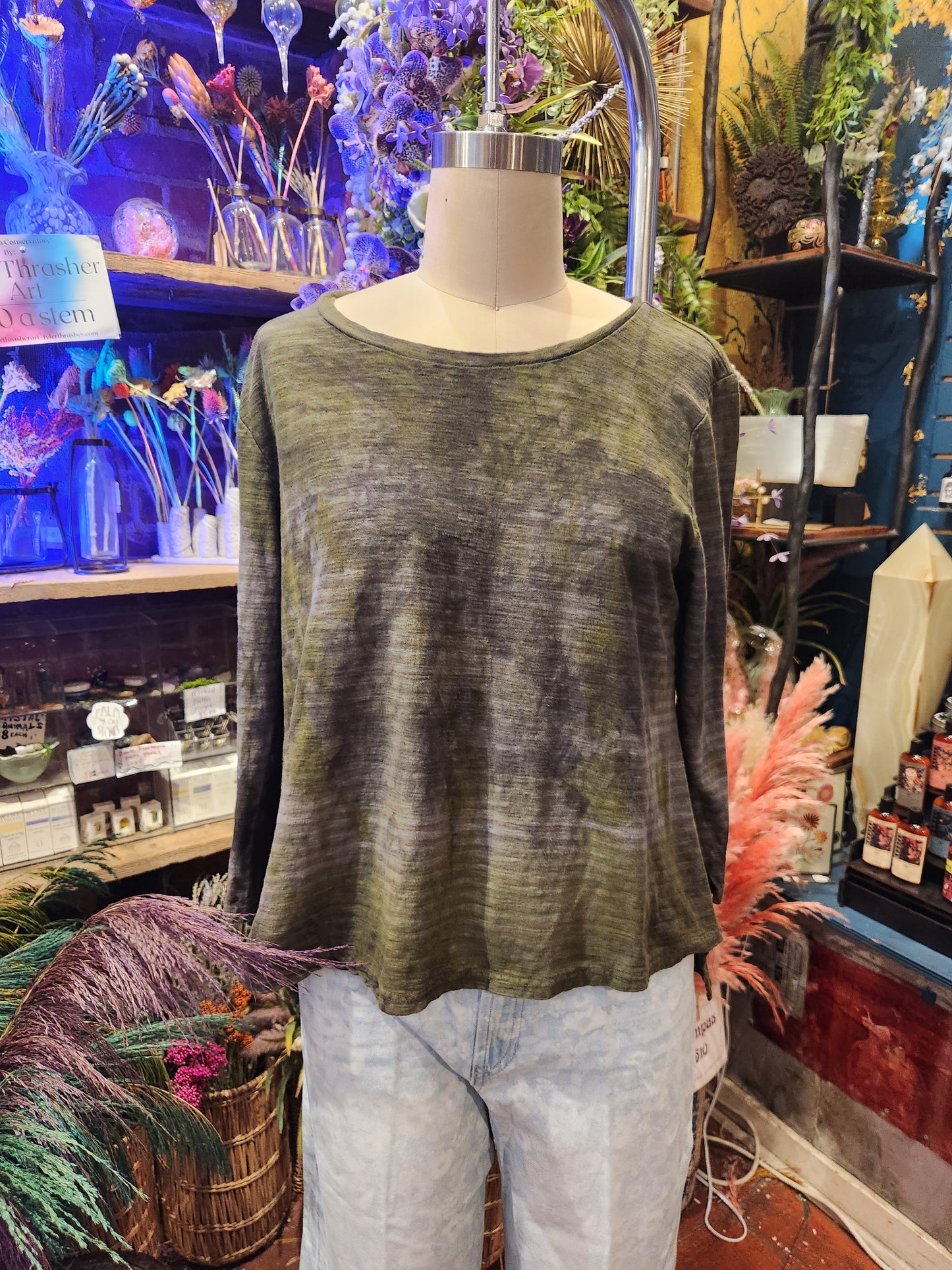 Solstice Stripe Dyed Shirt