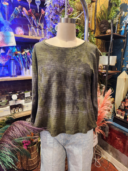 Solstice Stripe Dyed Shirt