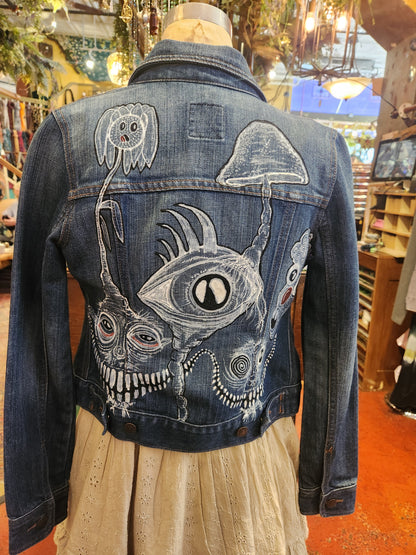 Traumatism Art Eye on You Jean Jacket