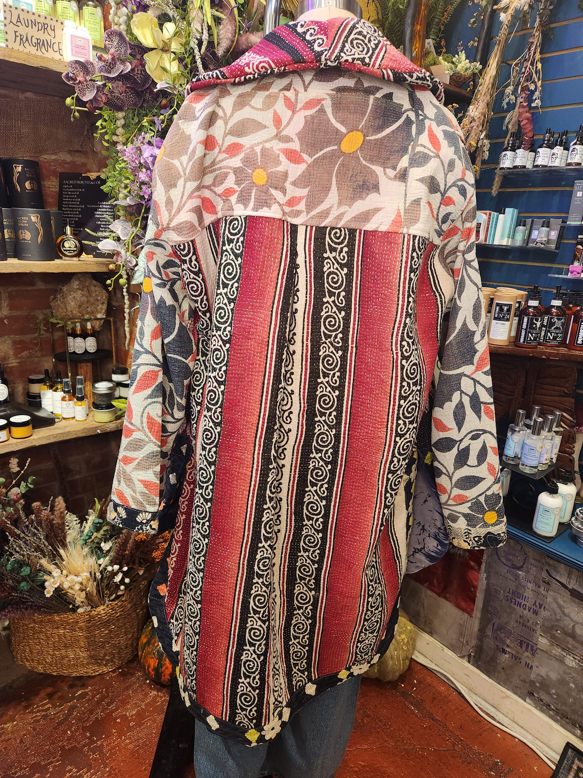 Fine Kantha Drifter Coat 1125 104