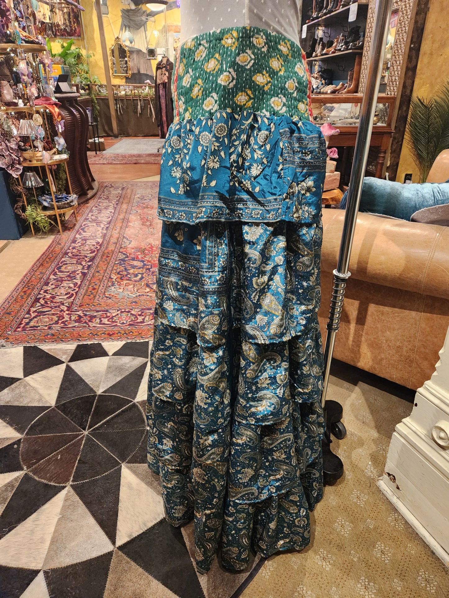 Rasgulla Sari Venus Ruffle Maxi 1125 - 061