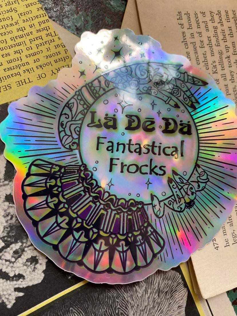 La De Da Crystal Ball Holographic Sticker