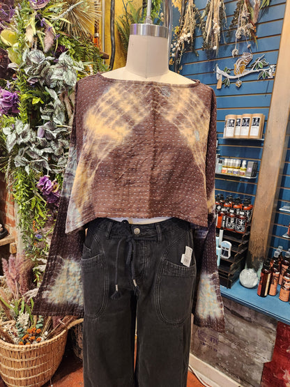 Pareo Kantha Abundance Crop Top