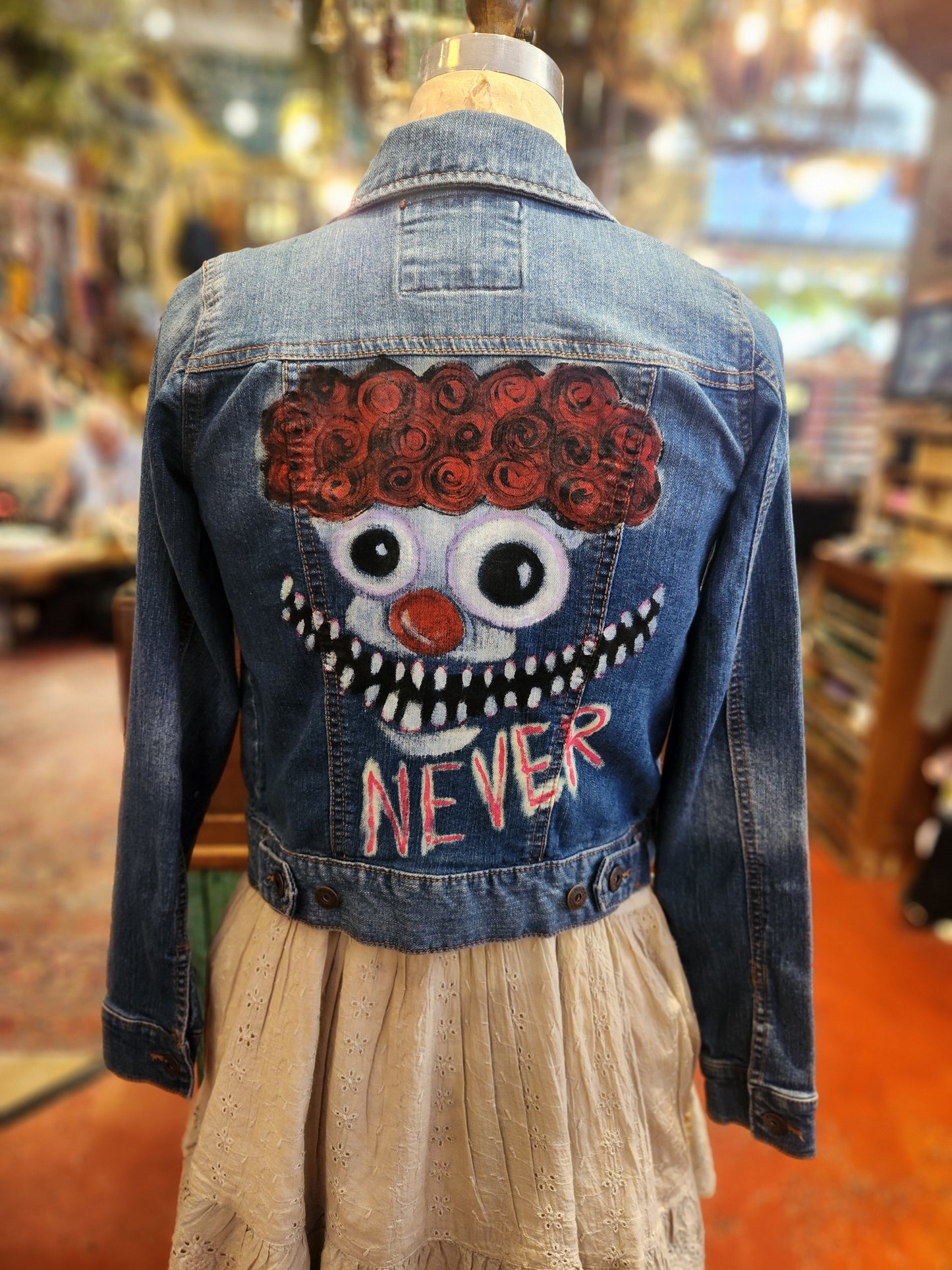 Traumatism Art Never Jean Jacket