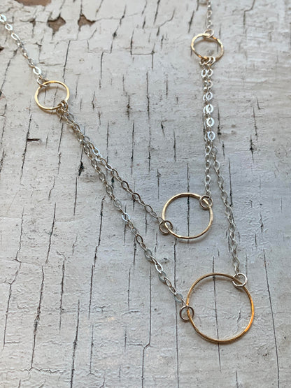 Four Circles Necklace