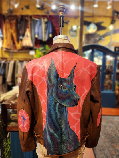 Dobermann Daze Mauritius Leather Jacket - Nicole Errico*