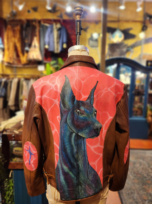 Dobermann Daze Mauritius Leather Jacket - Nicole Errico*