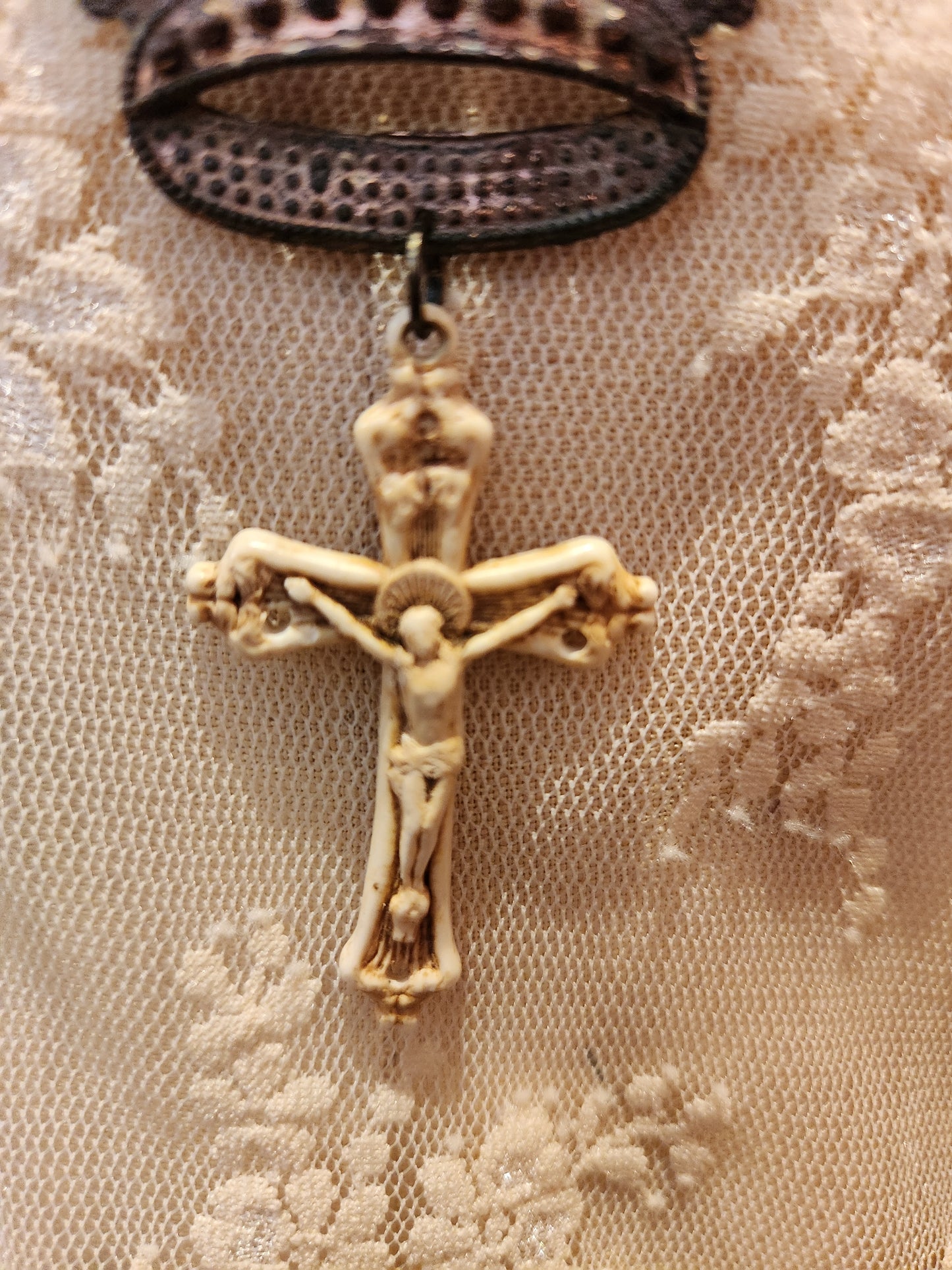 Crown and Cross Necklace