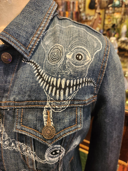 Traumatism Art Eye on You Jean Jacket