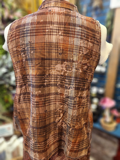 Saga Plaid Vest