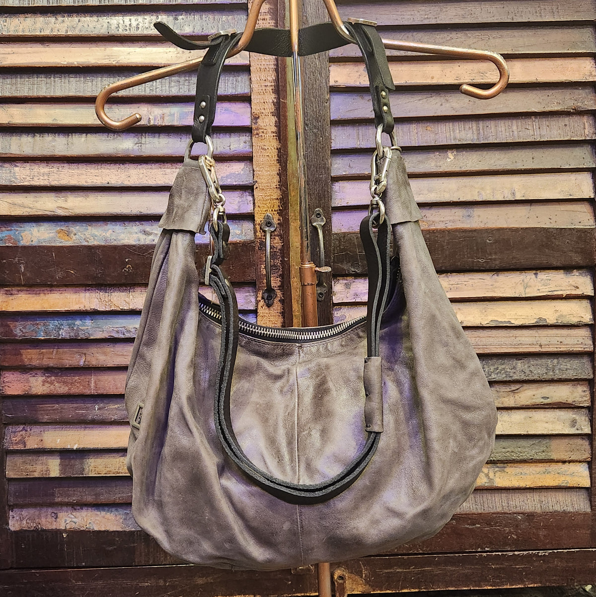 Holmes Smoke Leather Bag