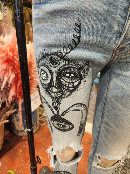 Traumatism Art Nope Skinny Jean