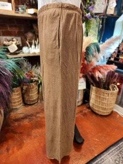 Raw Hem Barrel Pant - Coconut