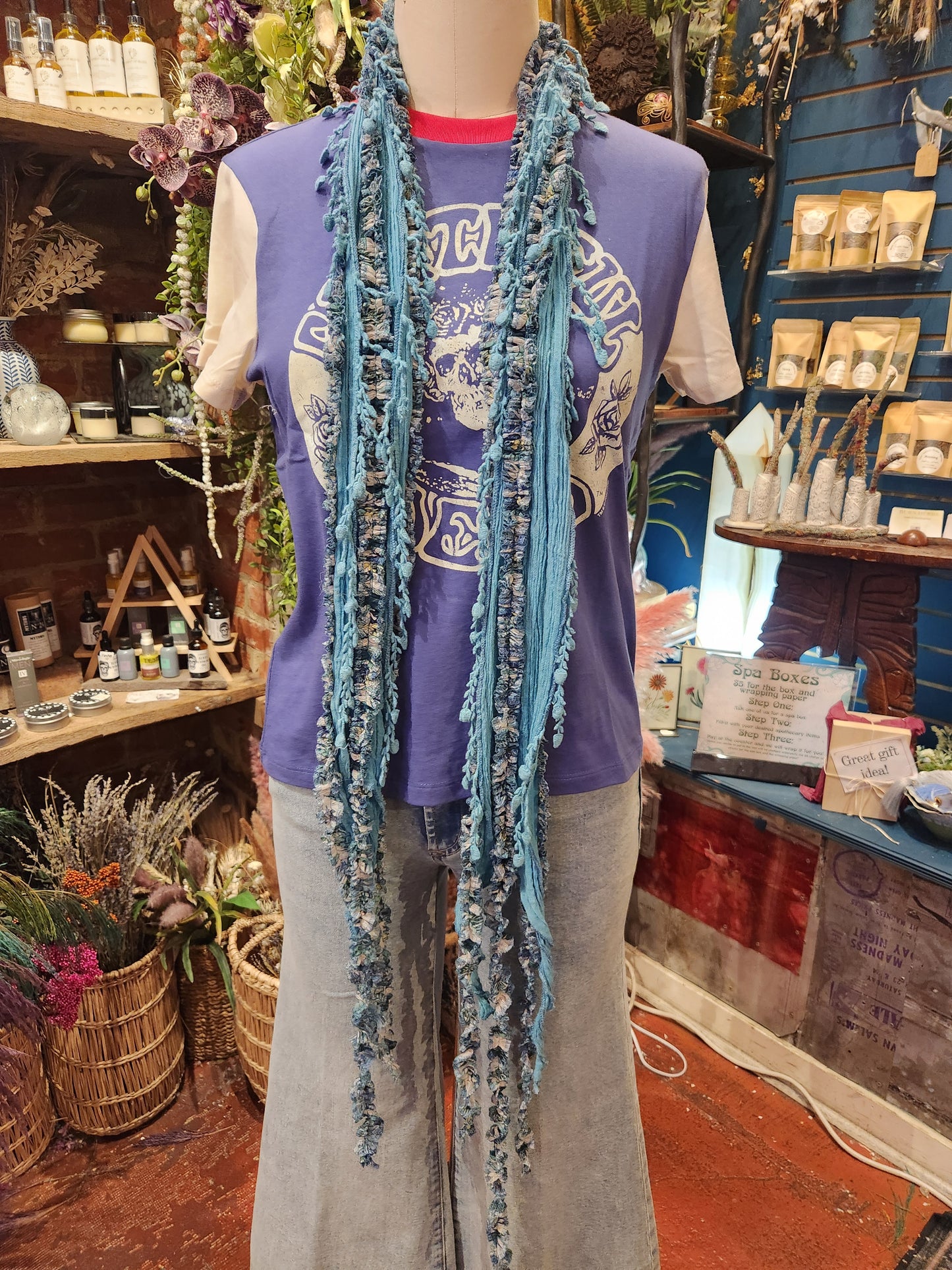 Fringe Scarf - OOAK #6