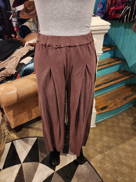 Pleat Pant - Cola