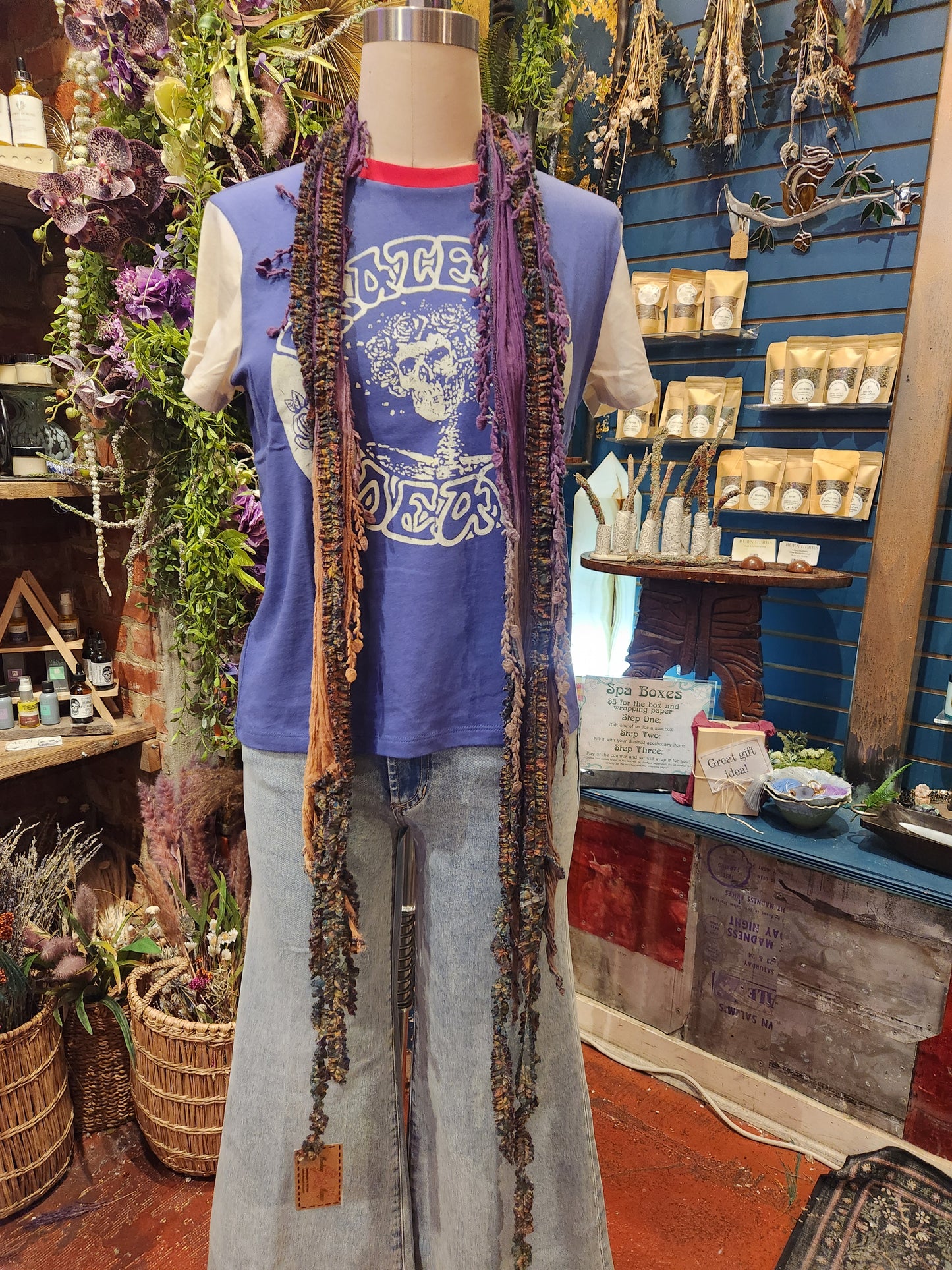 Fringe Scarf - OOAK #34