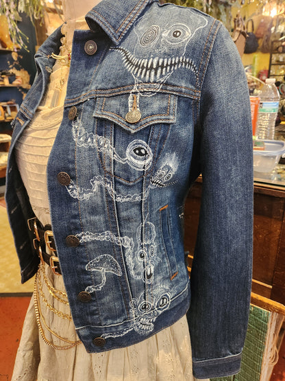 Traumatism Art Eye on You Jean Jacket