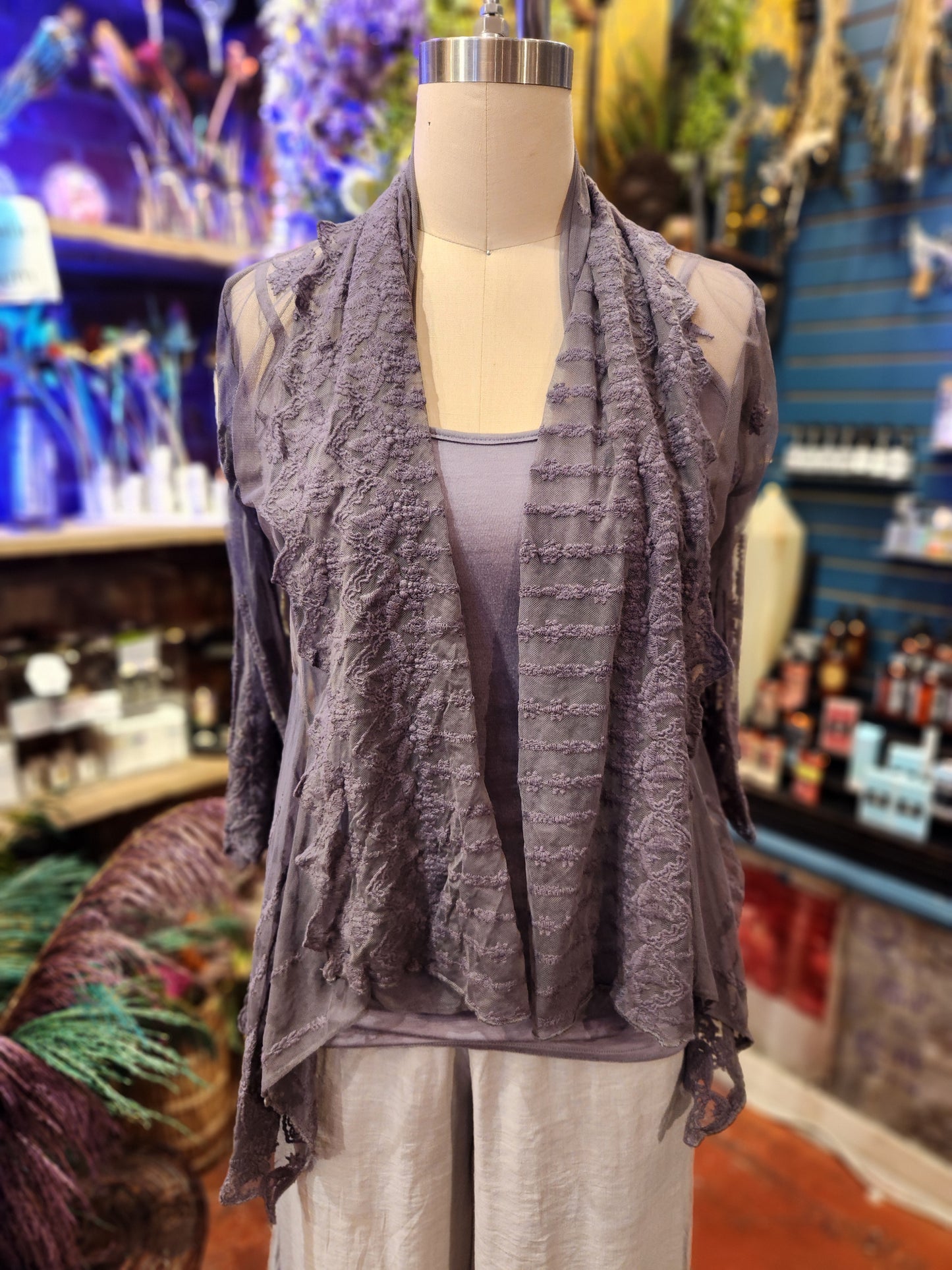 Lace Cardigan with Cami ( multiple colors available )