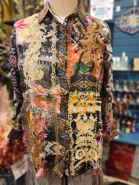 Touch of Tiki Button Top