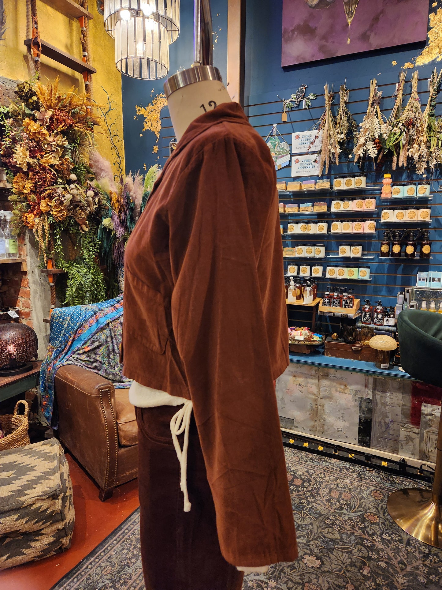 Corduroy Crop Jacket - Ginger