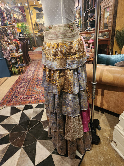 Rasgulla Sari Venus Ruffle Maxi 1125 - 119