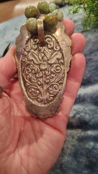 Bone Carved Pegasus Necklace