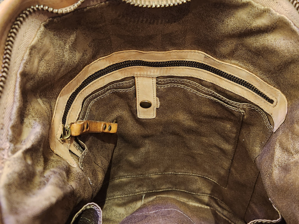 A.S.98 Leather Satchel Bag