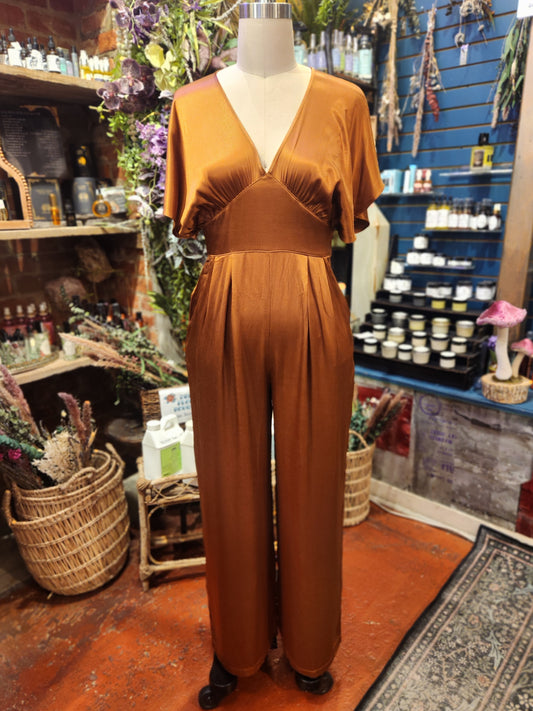 Grace Jumpsuit - Brown