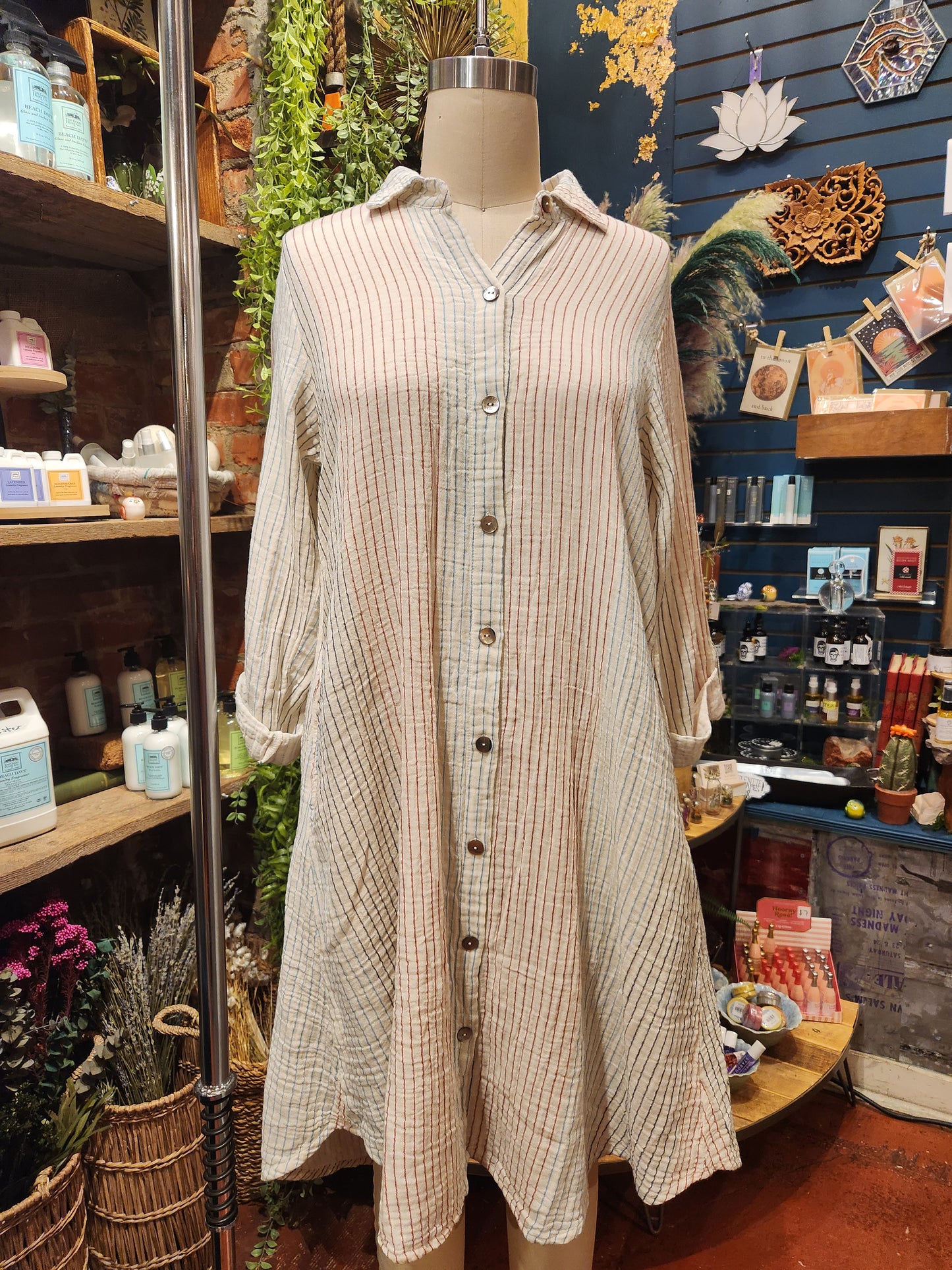 Mora Shirt Dress - Cream