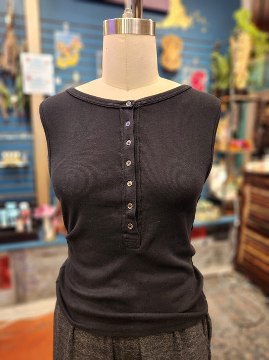 Jamie Henley Tank - Pitch Black