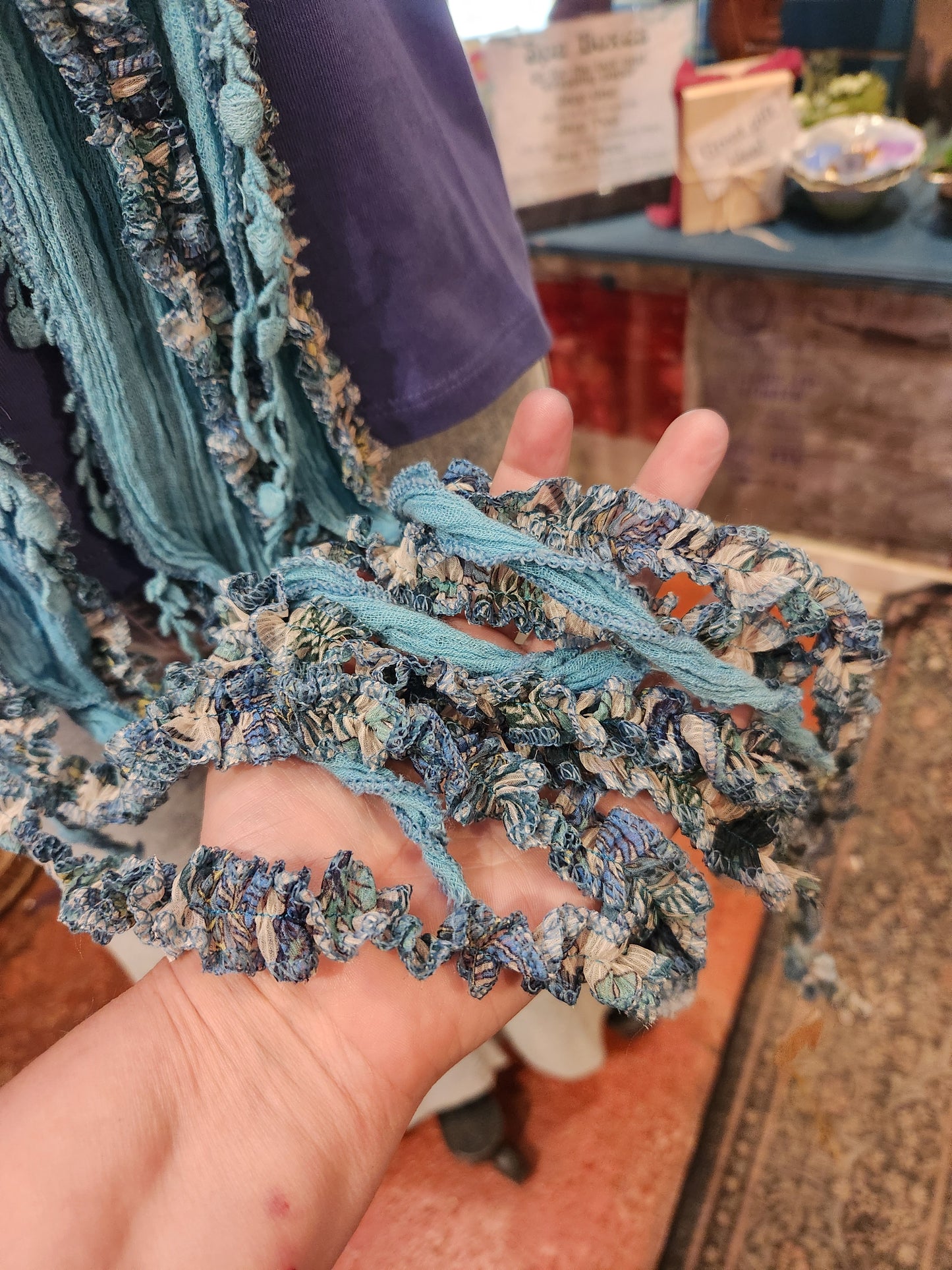Fringe Scarf - OOAK #6