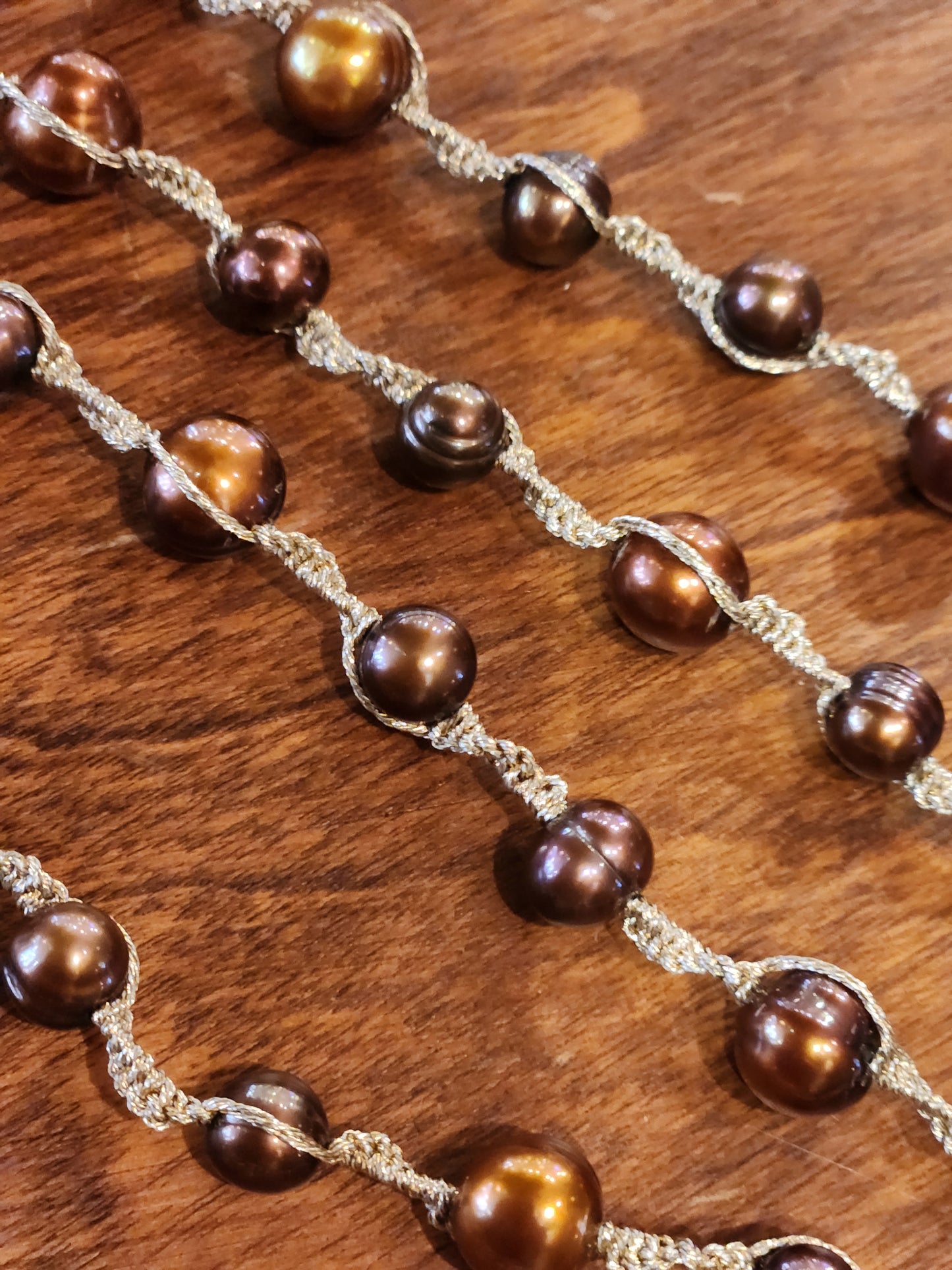 Stacked Jasper Pendant with Beaded Necklace