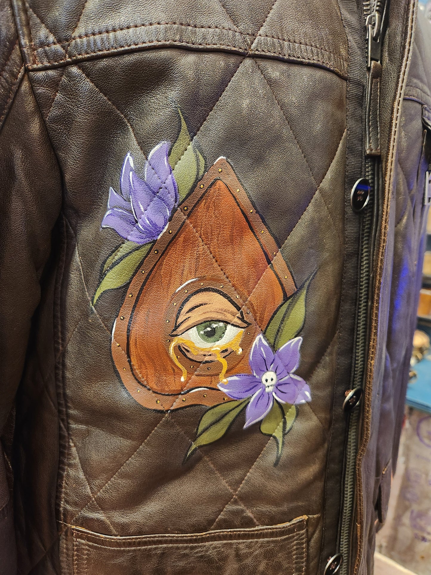 Witchy Woman Mauritius Leather Jacket - Lacey Daniels