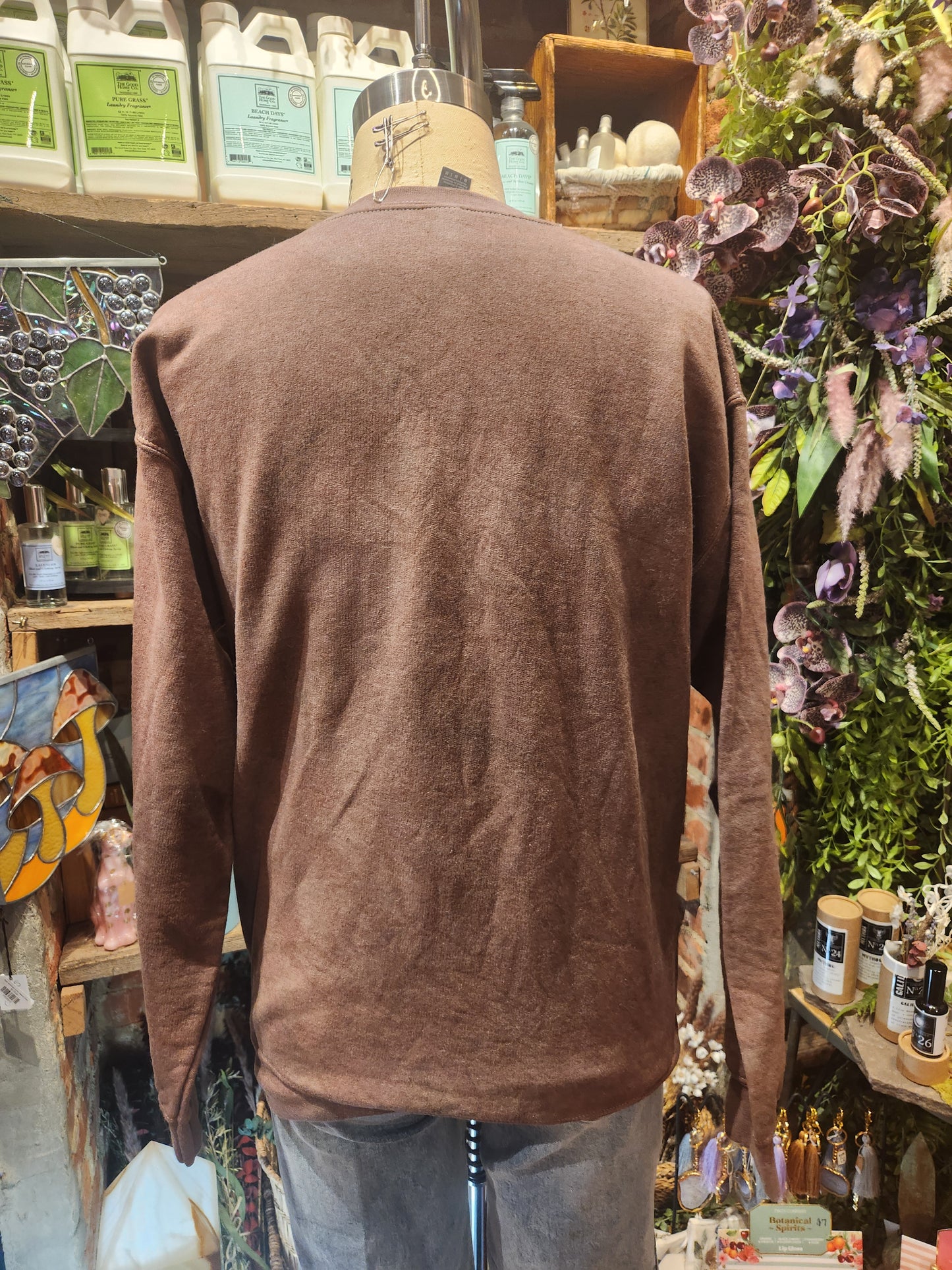 Hand-Dyed Lauryn Hill Graphic Print Sweatshirt