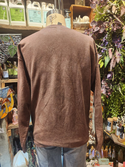 Hand-Dyed Lauryn Hill Graphic Print Sweatshirt