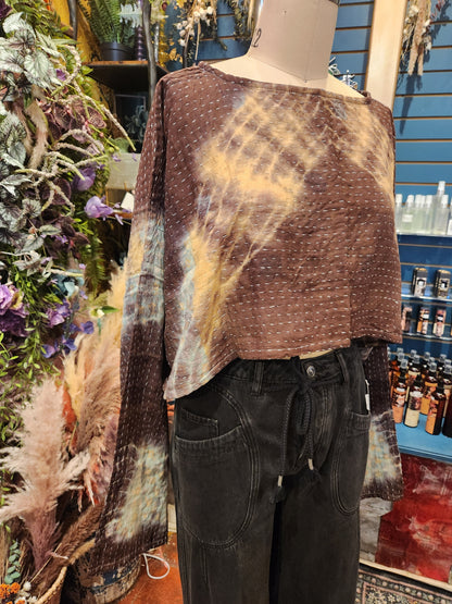 Pareo Kantha Abundance Crop Top